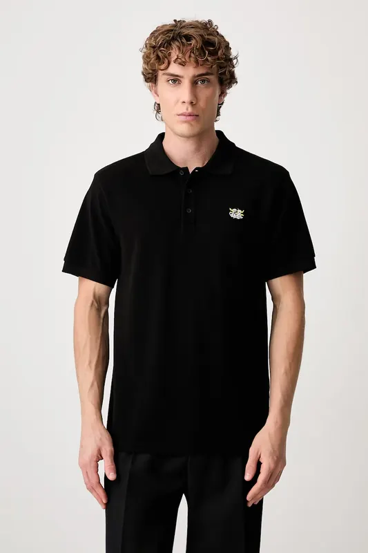 Kenzo GOTS WILD TIGER SLIM POL polo męskie bawełniane