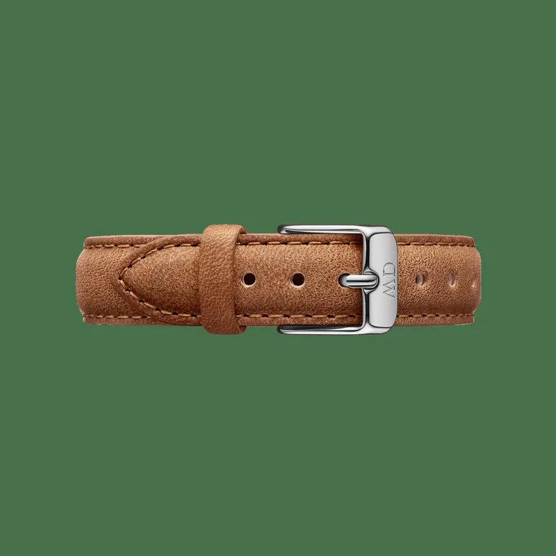 Daniel Wellington DW Strap Leather Durham 20mm Silver