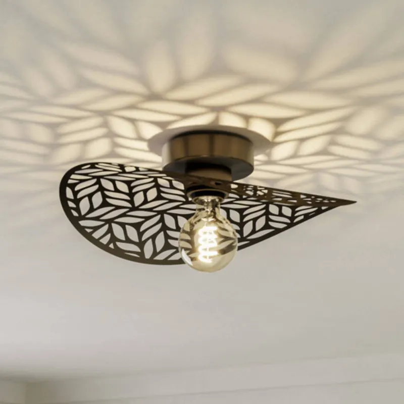 Lampa sufitowa EGLO SWABY, kolor brązowy, Ø 40 cm, metal, E27