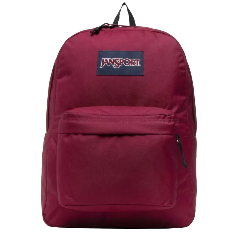 JanSport Superbreak Backpack EK0A5BAGN62, Unisex, Bordowe, plecaki, poliester, rozmiar: One size