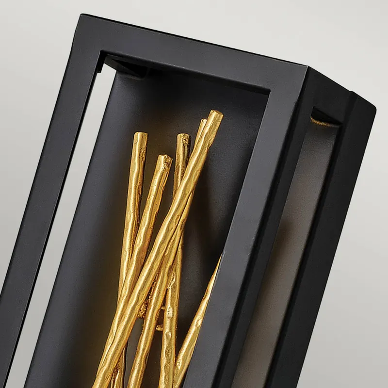 Kinkiet LED Styx, czarny, 3 000 K 15 x 61cm