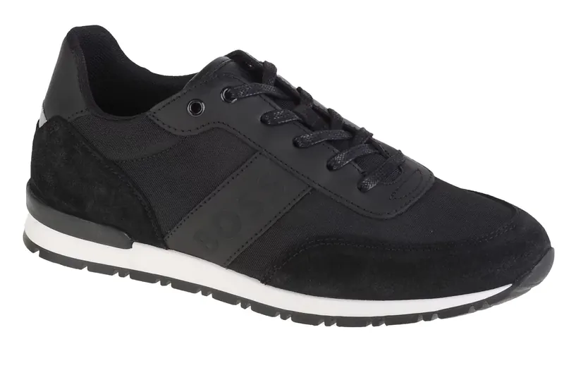 BOSS Trainers J29300-09B, Dla chłopca, Czarne, buty sneakers, tkanina, rozmiar: 30