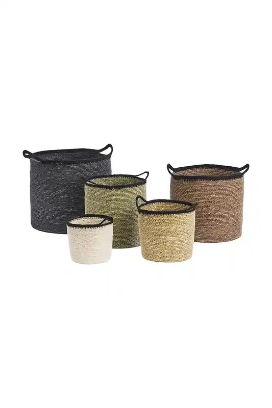 Madam Stoltz zestaw koszy do przechowywania 5-pack