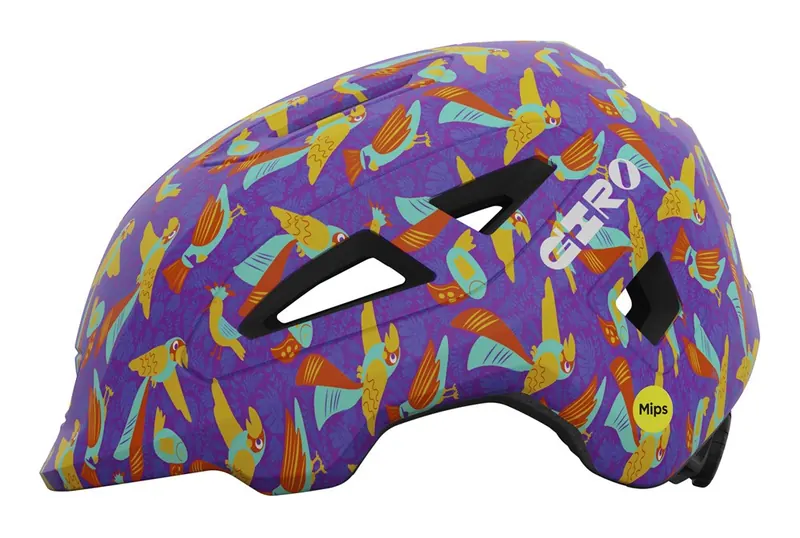 Kask dziecięcy GIRO SCAMP II matte purple towers (45-49)