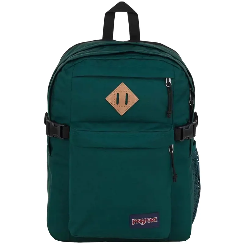 JanSport Main Campus Backpack EK0A5BDS5J4, Unisex, Zielone, plecaki, poliester, rozmiar: One size