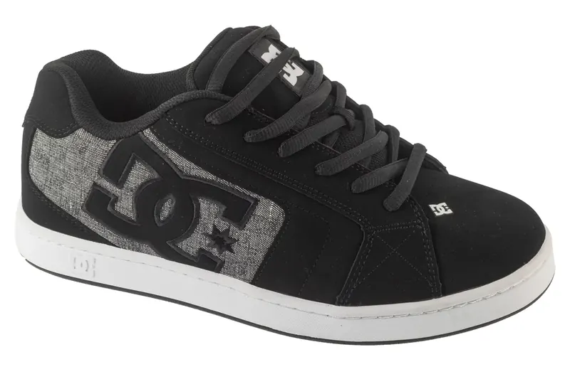 DC Shoes Net DC01774-062, Męskie, Czarne, buty sneakers, nubuk, rozmiar: 44,5