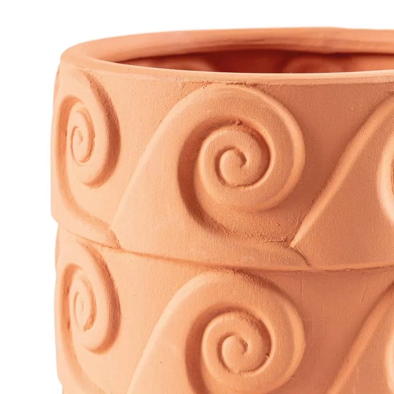 SELETTI Wazon Magna Graecia Onda, podstawka, terakota