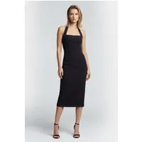 Odd Muse Halter Midi Dress Navy Maat: XXXL | Midi Jurken Outlet | Dames | Blauw