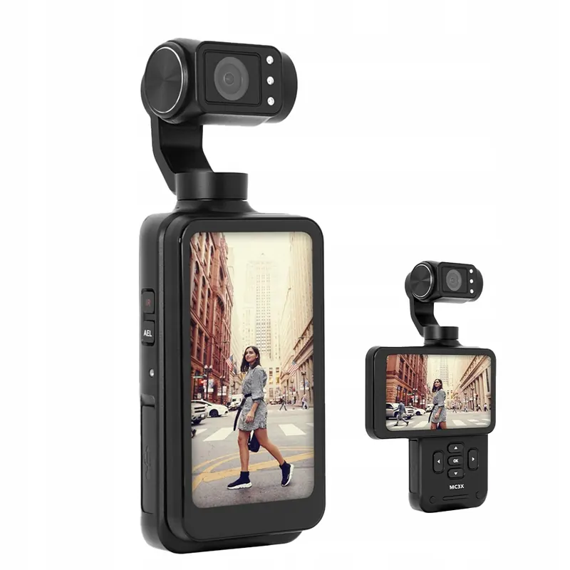 Kamera Agfaphoto MC3X Video 4K LCD 3,5'' 3-osový Gimbal Sledovanie Wi-Fi Ir