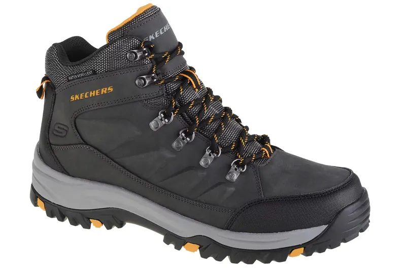 Skechers Relment-Daggett 204642-CHAR, Męskie, Szare, buty trekkingowe, skóra syntetyczna, rozmiar: 41