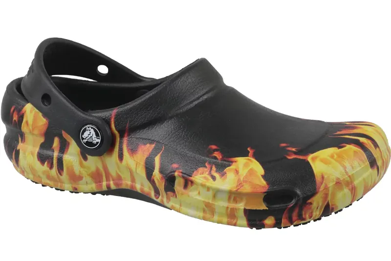 Crocs Bistro Graphic Clog 204044-001, Unisex, Czarne, klapki, syntetyk, rozmiar: 38/39