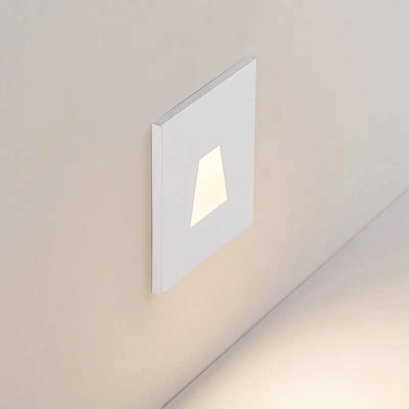 Oprawa wpuszczana LED Molto Luce Wall 68R IP44 SQ, biały, aluminium, CCT