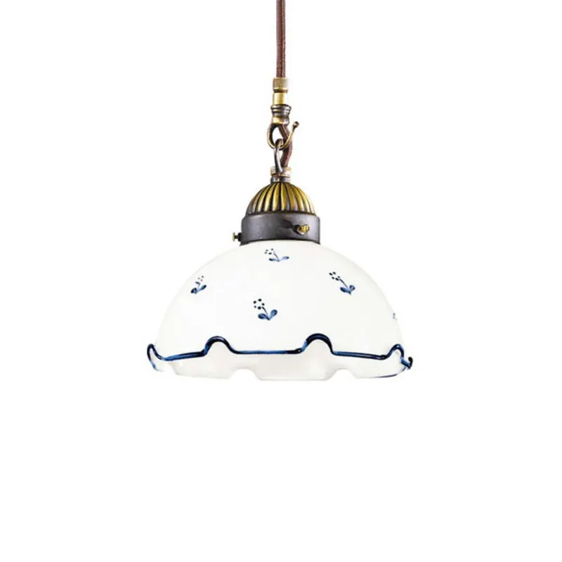 Lampa wisząca Nonna Streublume Ø20 1-pkt niebieska