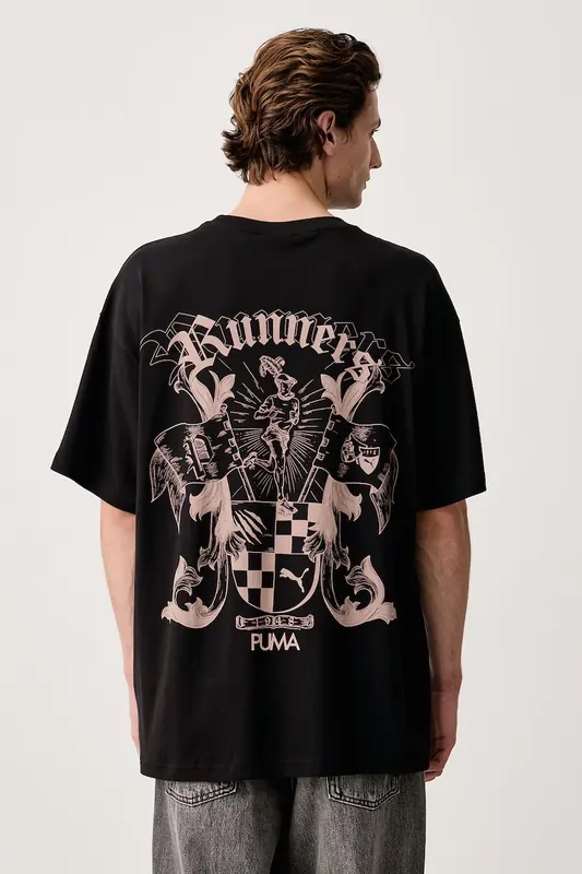 Puma T-shirt oversize męski bawełniany