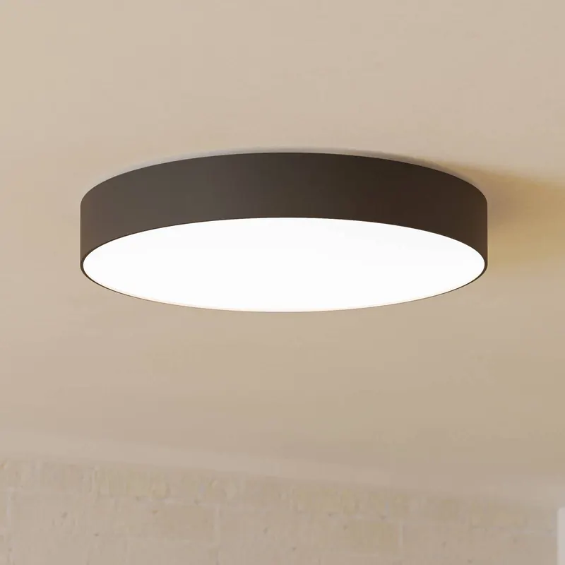 EGLO connect Inteligentna lampa sufitowa LED Gallizzi-Z, czarna, Ø49 cm