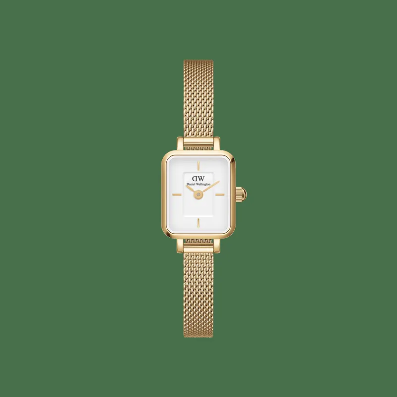 Daniel Wellington DW Watch Quadro Mini Evergold 15mm Gold