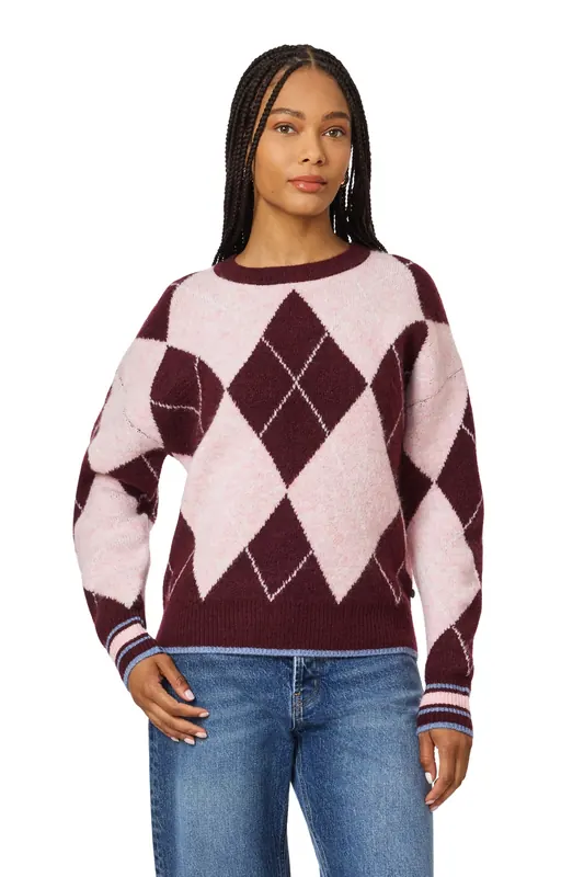 Scotch & Soda Pullover Sweater Fig/rose Dust Heather/sugar Swizzle Maat: S | Sweaters Outlet | Dames | Roze