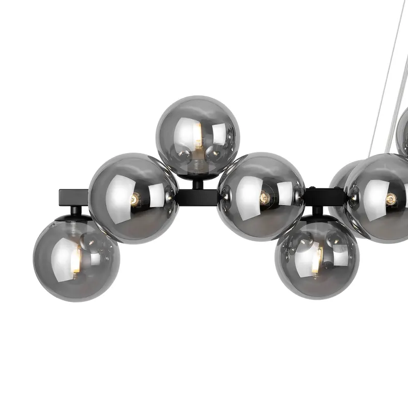 Lampa wisząca Maytoni Dallas 25-light, długa, czarna