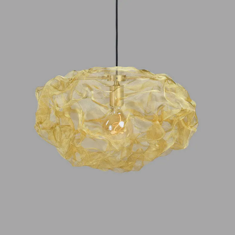 Northern Heat lampa wisząca, mosiądz Ø 55cm