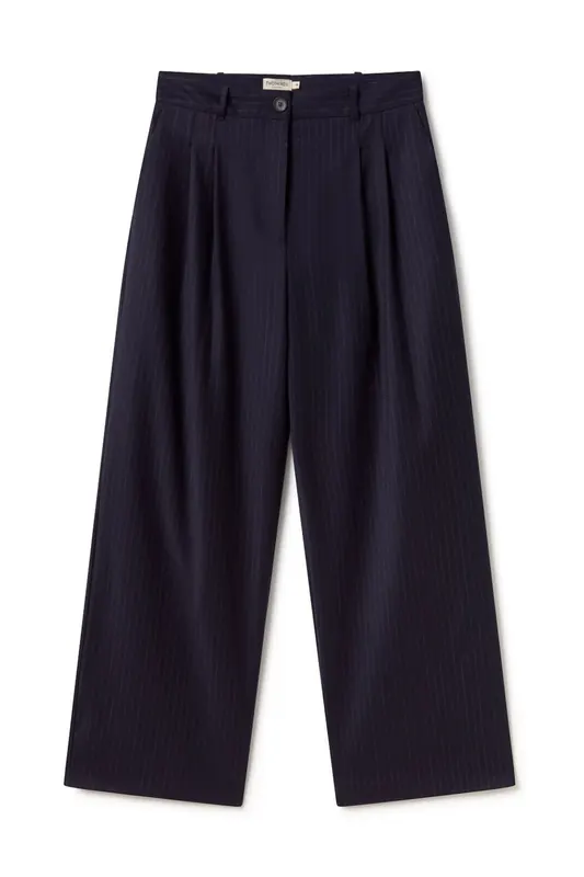TWOTHIRDS Belall Pants Diplomatic Stripes Maat: 40 | Pantalons Outlet | Dames | Blauw