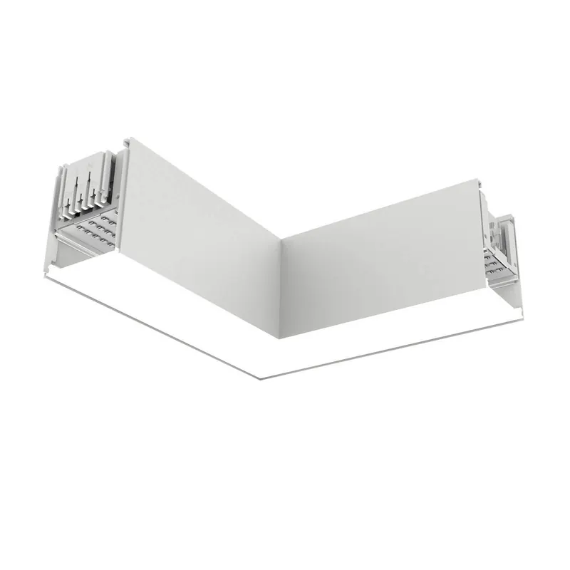 Moduł narożny SLC LED Click L, AC, przyłącze po lewej stronie, biały