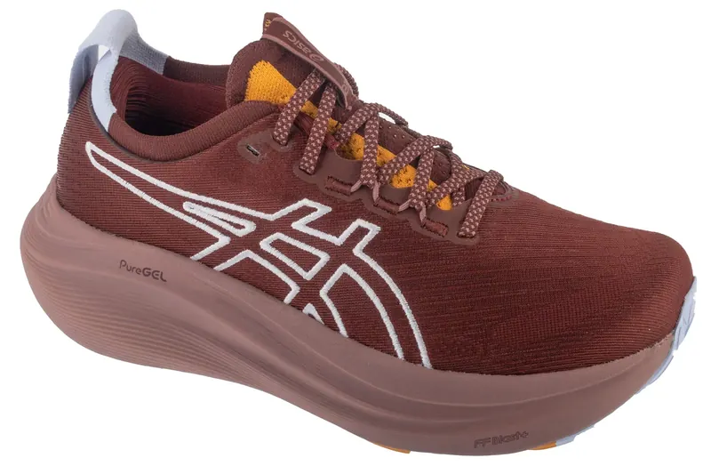 ASICS Gel-Nimbus 27 TR 1012B908-600, Damskie, Bordowe, buty do biegania, tkanina, rozmiar: 38