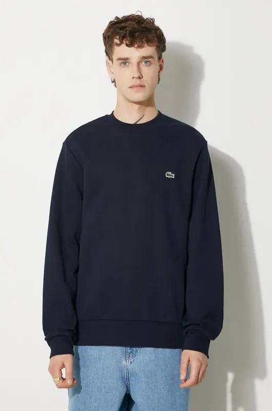 Lacoste bluza z bawełną męska