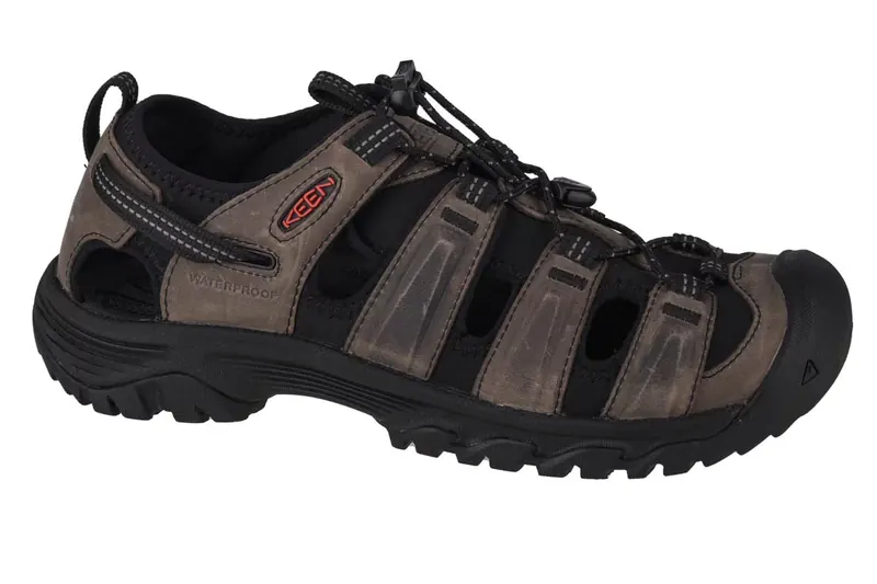 Keen Targhee III Sandal 1022428, Męskie, Szare, sandały, skóra licowa, rozmiar: 45