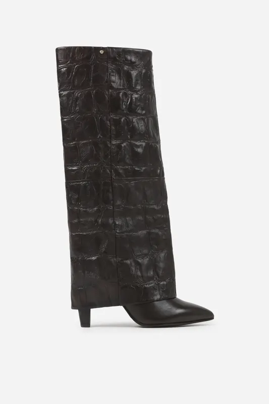 Bronx Jad-ey High Boot Coffee Bean Maat: 40 | Laarzen Outlet | Dames | Bruin