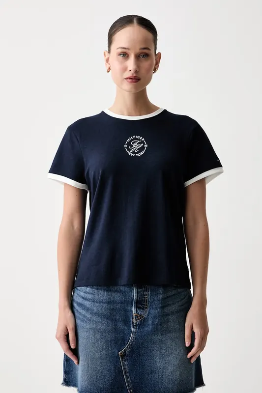 Tommy Hilfiger T-shirt damski z lyocellem
