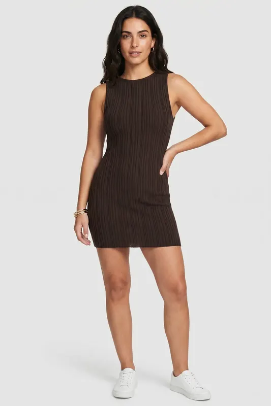 & Other Stories Belle Dress Brown Maat: S | Mini Jurken Outlet | Dames | Bruin