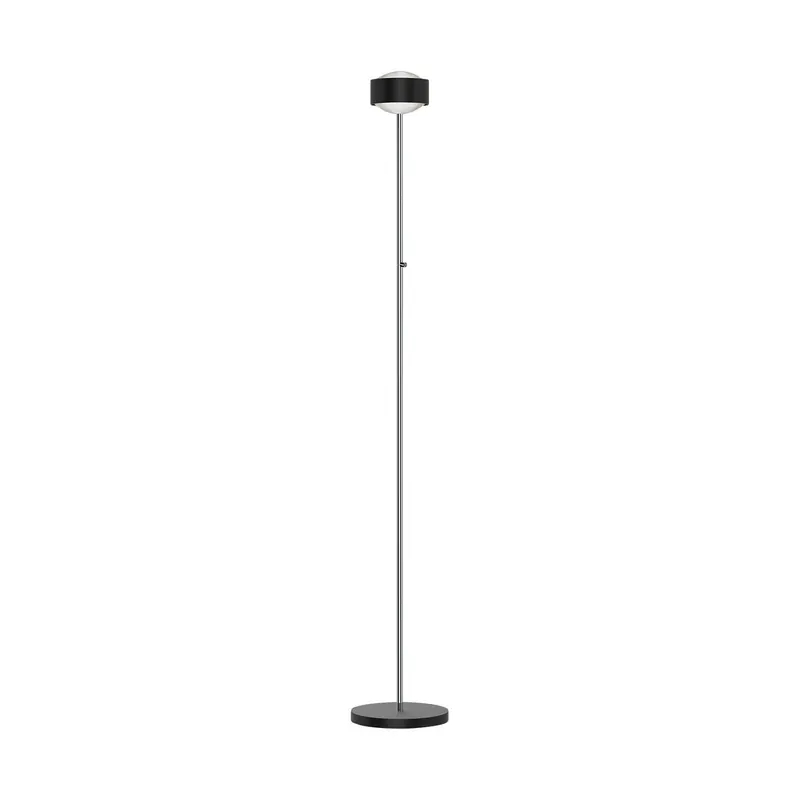 Puk Maxx Eye Floor LED soczewka matowa, czarny/chrom