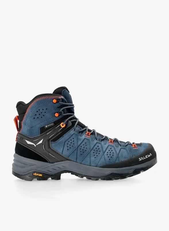 Buty trekkingowe Salewa Alp Trainer 2 Mid Gtx dark denim/fluo orange 40,5