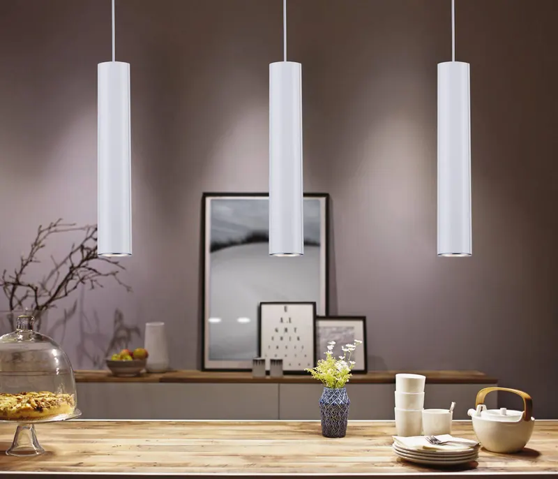 Lampa wisząca Paulmann URail Catalejo, biała, metalowa