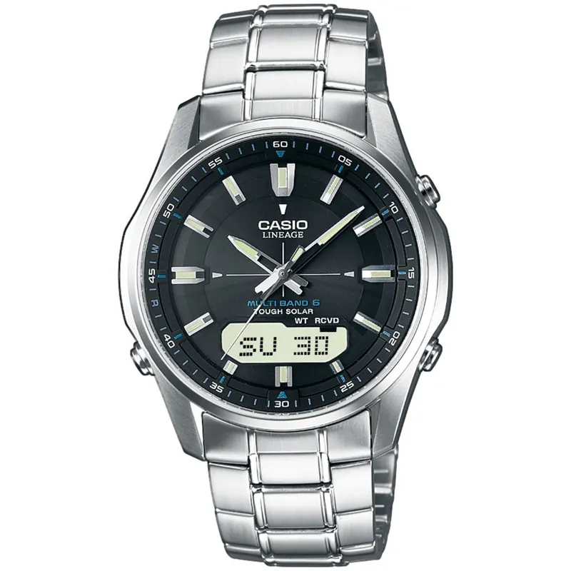 Zegarek Męski Casio LCW-M100DSE-1AER srebrny