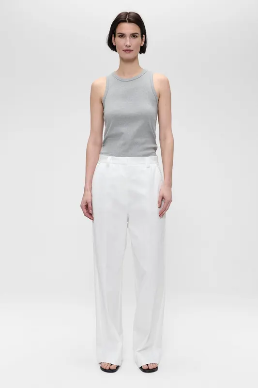 ZENGGI Cotton Garbardine Kay Pants Off White Maat: M | Pantalons Outlet | Dames | Wit