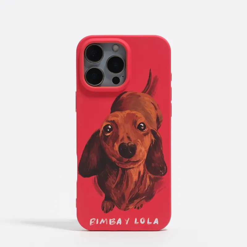 Etui iPhone 16 Pro Max jamnik czerwone