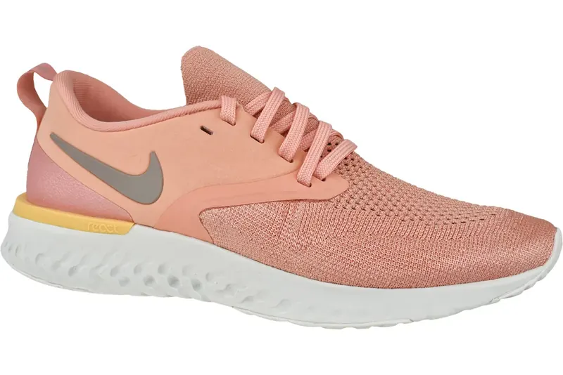 Nike W Odyssey React Flyknit 2 AH1016-602, Damskie, Różowe, buty do biegania, tkanina, rozmiar: 38