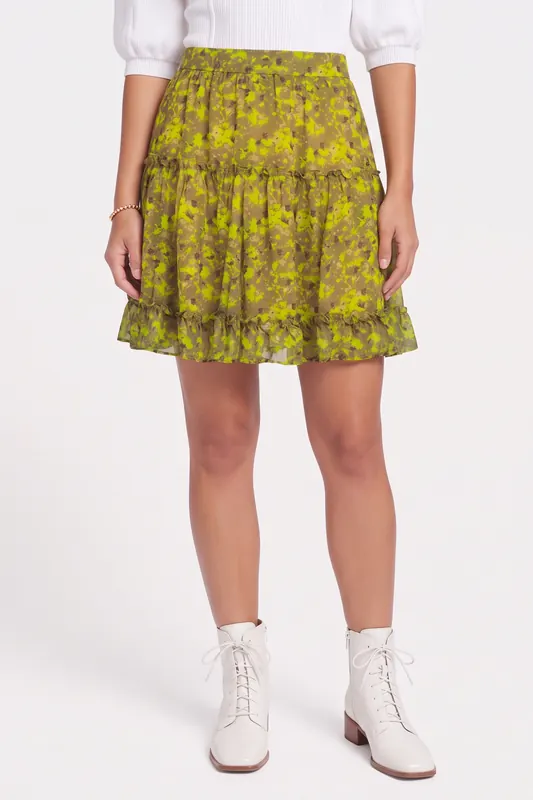 Circle of Trust Rocky Skirt Forest Feeling Maat: S | Mini Rokken Outlet | Dames | Groen