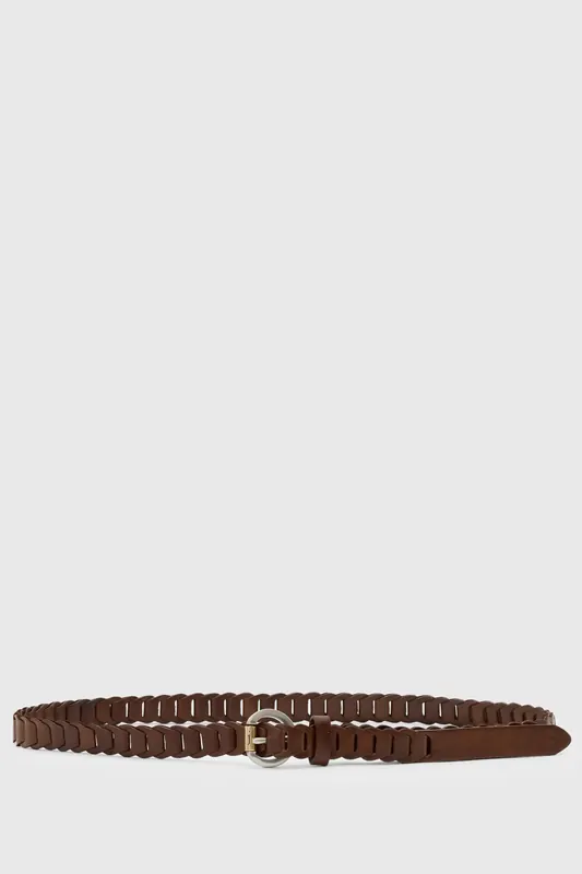John Varvatos 20mm - Astor Welder Brownstone Maat: W36 | Riemen Outlet | Heren | Bruin