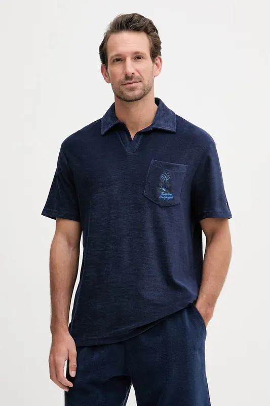 Tommy Hilfiger polo męskie z bawełną SUMMER