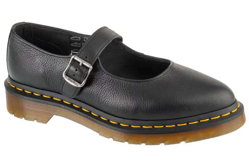 Dr. Martens Elphie MJ Mary Jane DM40685001, Damskie, Czarne, półbuty, skóra licowa, rozmiar: 36