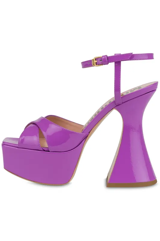 Moschino San.lod.ey Mn56/125 Vernice Rosa Maat: 37 | Sandalen Outlet | Dames | Paars