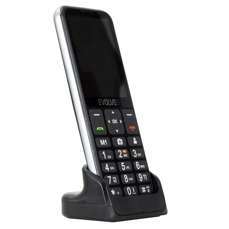 Evolveo EasyPhone Lt, mobilný telefón pre seniorov s nabíjacím stojanom