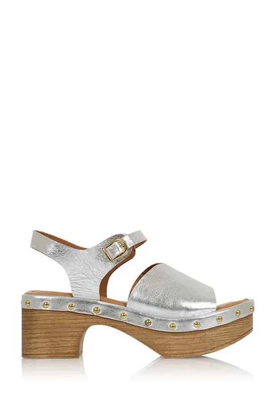 DWRS label Sicilië Silver Maat: 41 | Sandalen Outlet | Dames | Zilver