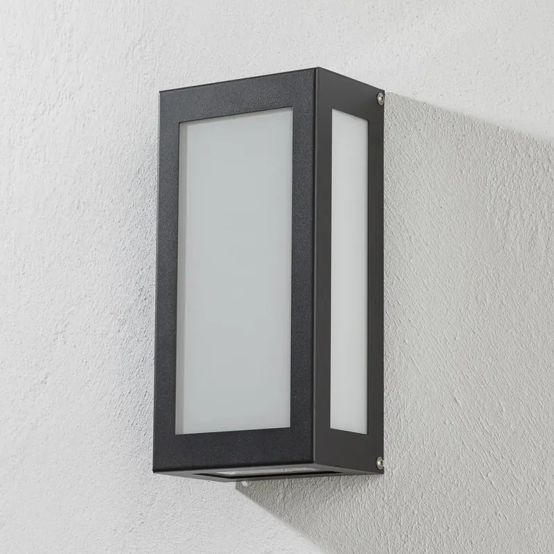 Kinkiet LED Aqua Rain, antracyt z czujnikiem
