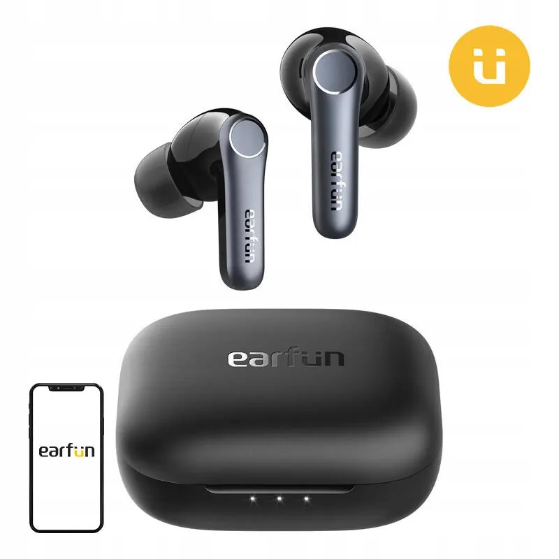 Slúchadlá Tws Earfun Air Pro 4 S Redukciou Šumu Anc – Čierne