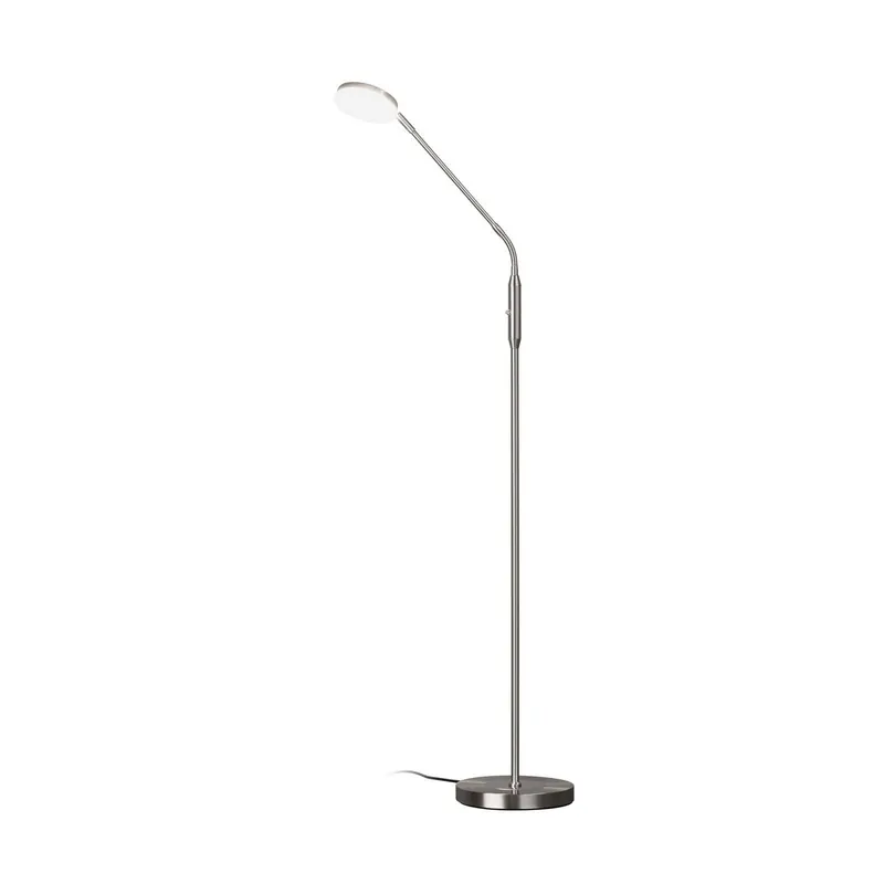 Lampa stojąca LED Sorento nikiel, wysokość 138 cm, CCT, ściemniacz dotykowy