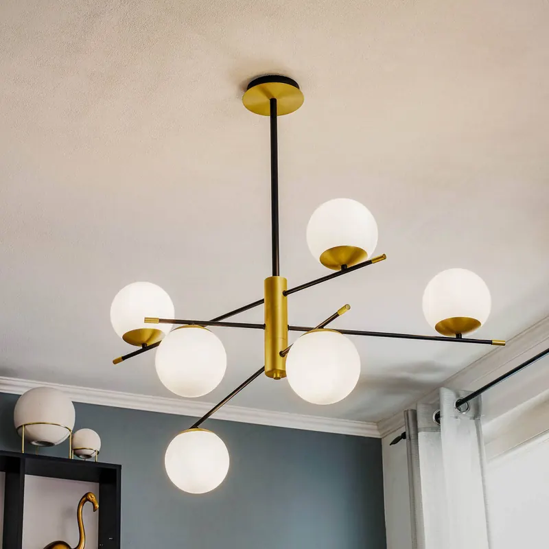 Lampa wisząca Nostalgia, 6-punktowa