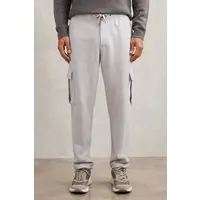 Reiss Jersey Cargo Trouser Grey Marl Maat: XL | Cargobroeken Outlet | Heren | Grijs
